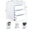 Тумба для игрового компьютерного стола VMMGame CASE 40 WHITE BLACK CS-1WEBK 5