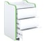Тумба для игрового компьютерного стола VMMGame CASE 40 WHITE GREEN CS-1WEGN 4