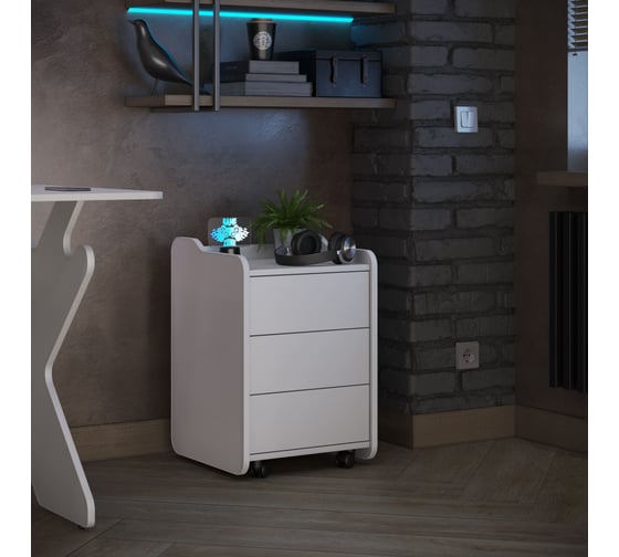 Тумба для игрового компьютерного стола VMMGame CASE 40 WHITE CS-1WEWE