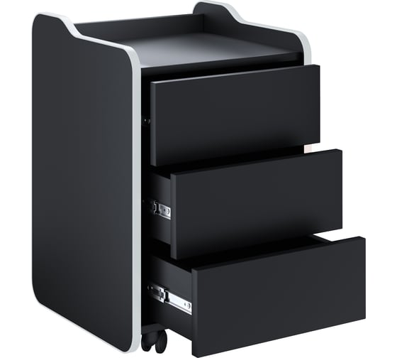 Тумба для игрового компьютерного стола VMMGame CASE 40 BLACK GREY CS-1BKGY