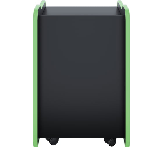 Тумба для игрового компьютерного стола VMMGame CASE 40 BLACK GREEN CS-1BKGN
