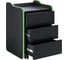 Тумба для игрового компьютерного стола VMMGame CASE 40 BLACK GREEN CS-1BKGN 5