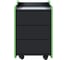 Тумба для игрового компьютерного стола VMMGame CASE 40 BLACK GREEN CS-1BKGN 1