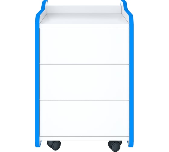 Тумба для игрового компьютерного стола VMMGame CASE 40 WHITE BLUE CS-1WEBE 1