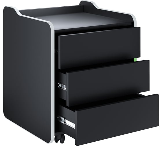 Тумба для игрового компьютерного стола VMMGame CASE 50 BLACK GREY CS-2BKGY