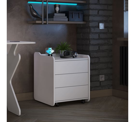 Тумба для игрового компьютерного стола VMMGame CASE 50 WHITE CS-2WEWE