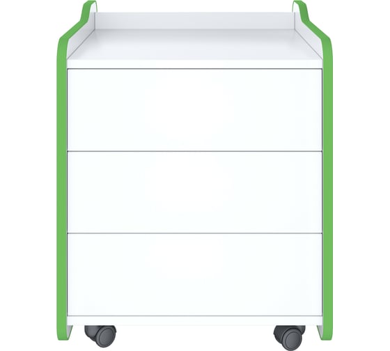 Тумба для игрового компьютерного стола VMMGame CASE 50 WHITE GREEN CS-2WEGN 1