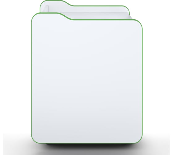 Тумба для игрового компьютерного стола VMMGame CASE 50 WHITE GREEN CS-2WEGN
