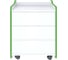 Тумба для игрового компьютерного стола VMMGame CASE 50 WHITE GREEN CS-2WEGN 1