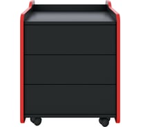 Тумба для игрового компьютерного стола VMMGame CASE 50 BLACK RED CS-2BKRD