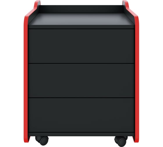 Тумба для игрового компьютерного стола VMMGame CASE 50 BLACK RED CS-2BKRD