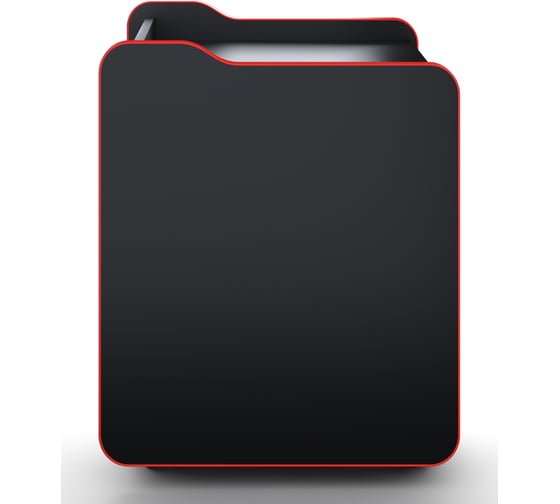 Тумба для игрового компьютерного стола VMMGame CASE 50 BLACK RED CS-2BKRD