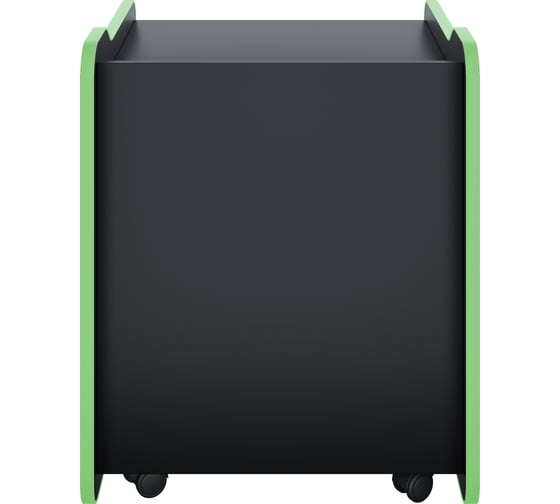 Тумба для игрового компьютерного стола VMMGame CASE 50 BLACK GREEN CS-2BKGN
