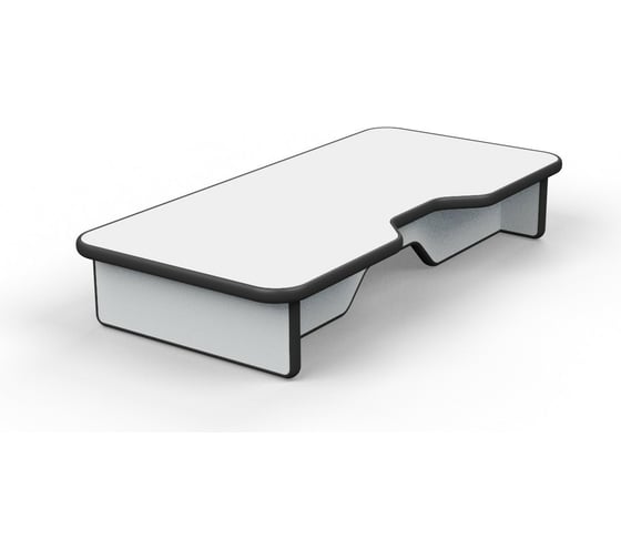 Подставка для монитора и акустической системы VMMGame BASE LIGHT BLACK BS-1WBK