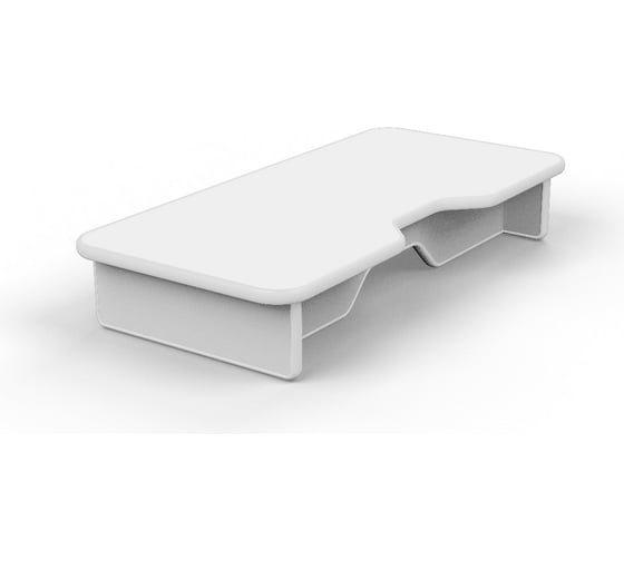 Подставка для монитора и акустической системы VMMGame BASE LIGHT WHITE BS-1WWE