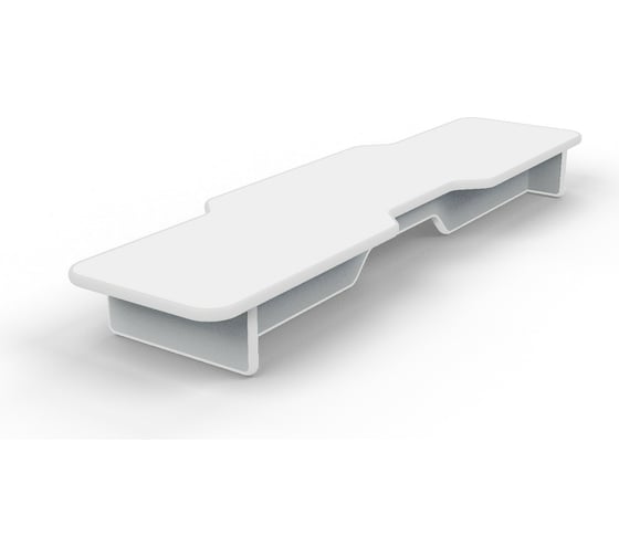 Подставка для монитора и акустической системы VMMGame BASE 120 LIGHT WHITE BS-2WWE