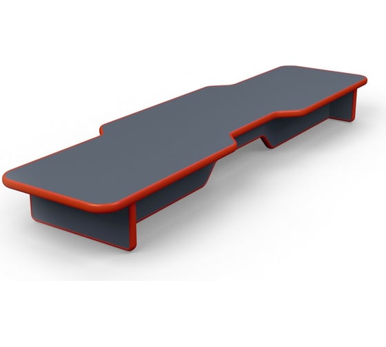 Подставка для монитора и акустической системы VMMGame BASE 120 DARK RED BS-2BRD