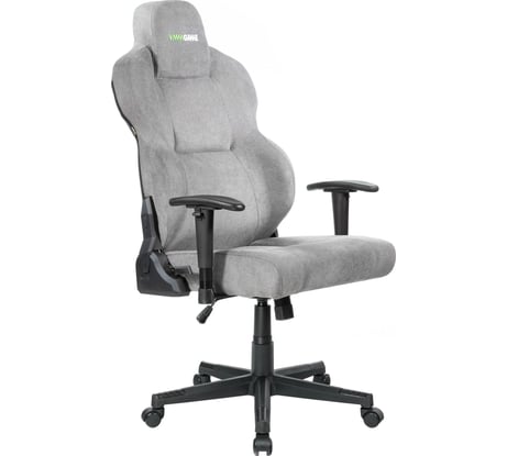 Компьютерное кресло VMMGame UNIT FABRIC UPGRADE с регулируемой спинкой, серая ткань XD-A-FBR-GY-B23