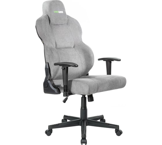 Компьютерное кресло VMMGame UNIT FABRIC UPGRADE с регулируемой спинкой, серая ткань XD-A-FBR-GY-B23 1