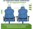 Компьютерное кресло VMMGame UNIT FABRIC UPGRADE с регулируемой спинкой, синяя ткань XD-A-FBR-BE-B23 11