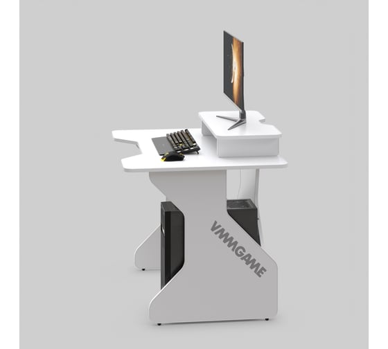 Игровой компьютерный стол VMMGame ONE LIGHT 100 WHITE TL-1-WEWE
