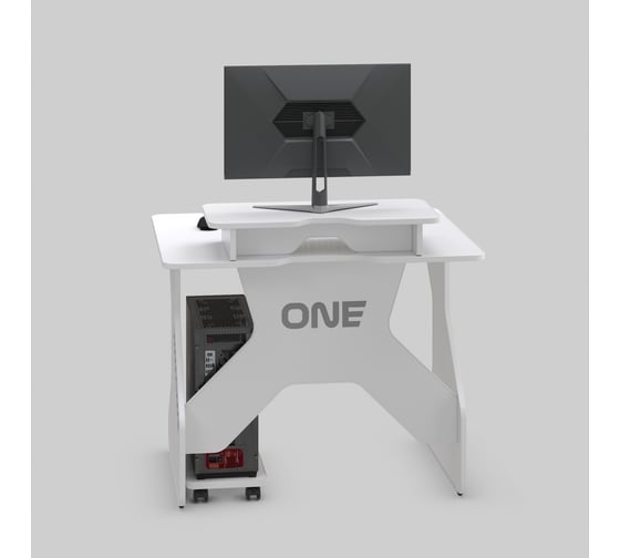 Игровой компьютерный стол VMMGame ONE LIGHT 100 WHITE TL-1-WEWE