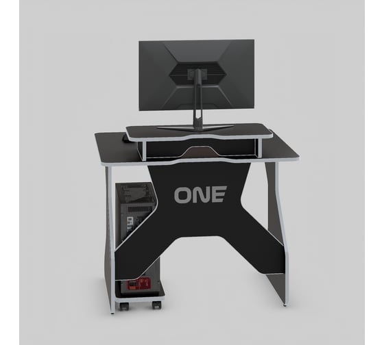 Игровой компьютерный стол VMMGame ONE DARK 100 GREY TL-1-BKGY