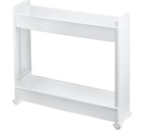 Стойка на колесах IDEA 2 секции белый М 2723