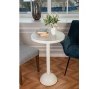 Обеденный стол Мелодия Света из бетона Bowl 750-800 WT+WT 000059813