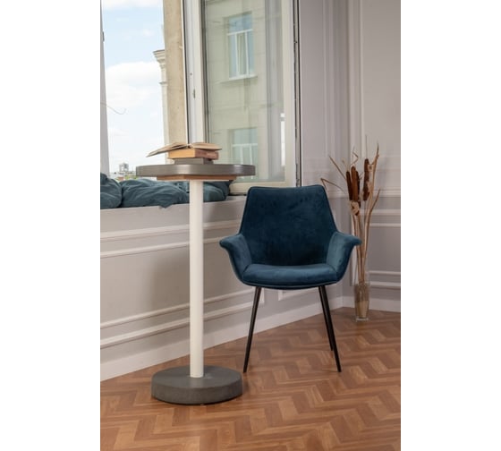 Барный стол Мелодия Света из бетона Flat 950-500 GT+WT 000059923