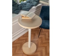 Барный стол Мелодия Света из бетона Flat 950-600 BG+WT 000059925