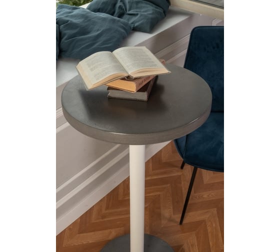 Барный стол Мелодия Света из бетона Flat 950-600 GT+WT 000059927