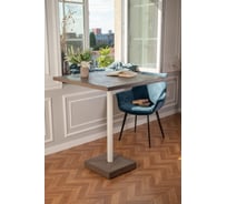 Барный стол Мелодия Света из бетона Unit 950-700 BRN+WT 000059914
