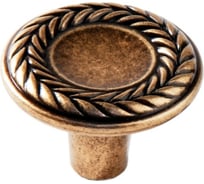 Мебельная ручка-кнопка Hafele 740 бронза антик 120.01.010