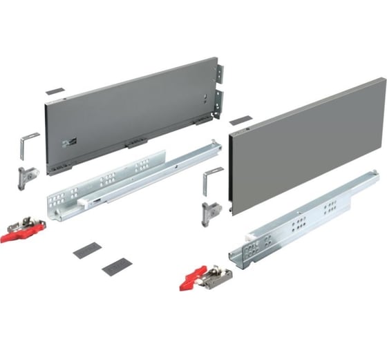 Ящик Hafele Matrix Box A 175x500 мм, серый 552.28.625 1