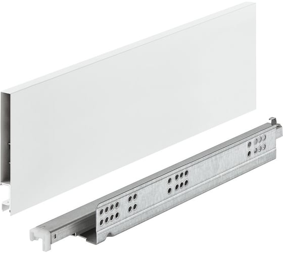 Ящик Hafele Matrix Box A 128x500 мм, белая 552.27.725