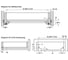 Направляющие Hafele Matrix runners UM A30 полного выдвижения, 16-19 мм, soft-close, 500 мм 433.10.550 6