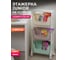 Этажерка Violet Junior напольная, 3-х ярусная, на колесах, микс 771300 2