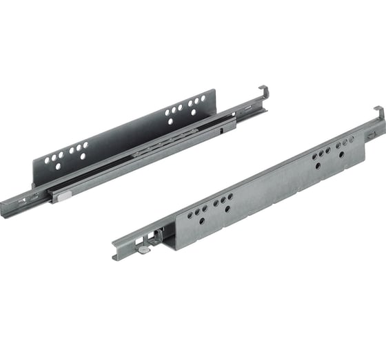 Направляющие Hafele Matrix runners UM S25 частичное выдвижение, 13-16 мм, self-close, 400 мм 421.14.940 1