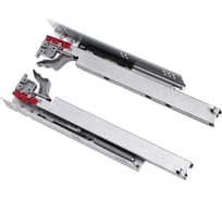 Направляющие Hafele Matrix runners UM A30 частичное выдвижение, 16-19 мм soft-close, 450 мм 433.06.545