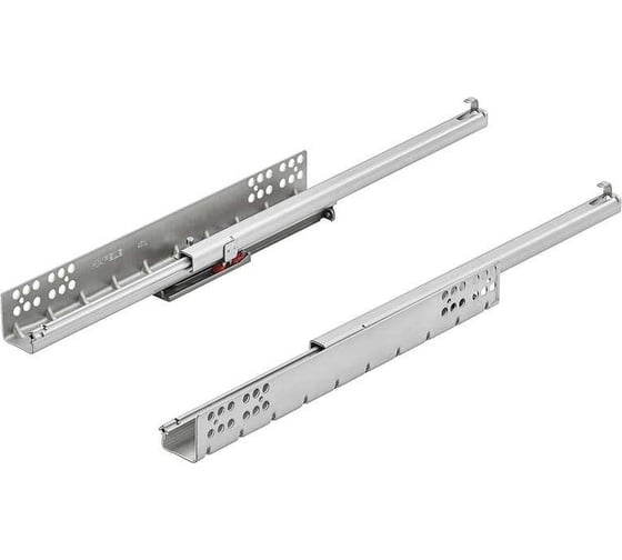 Направляющие Hafele Matrix runners UM S25 self-close, штифт, 500 мм 433.08.150 1
