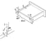 Направляющие Hafele Matrix runners UM S25 self-close, штифт, 500 мм 433.08.150 4