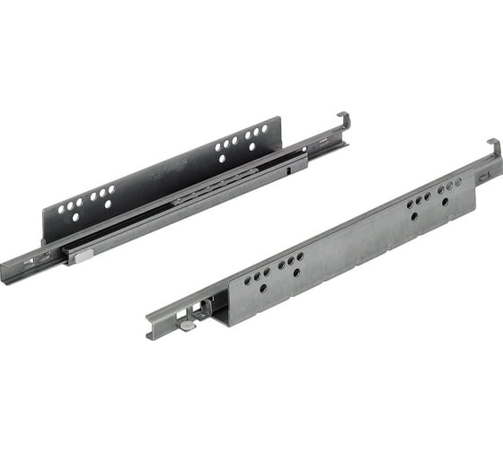 Направляющая Hafele Matrix runners UM S25 частичное выдвижение, 13-16 мм, soft-close, 350 мм 421.14.735 1