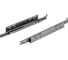 Направляющая Hafele Matrix runners UM S25 частичное выдвижение, 13-16 мм, soft-close, 350 мм 421.14.735 1