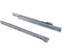 Роликовые направляющие Hafele Matrix runners S25 450 мм, серый RAL9006 423.37.514