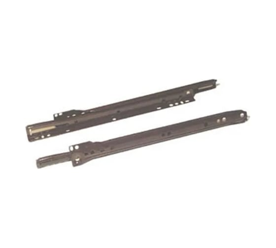 Роликовые направляющие Hafele Matrix runners S25 550 мм, коричневый, 25 кг 423.08.156