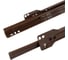 Роликовые направляющие Hafele Matrix runners S25 550 мм, коричневый, 25 кг 423.08.156 1