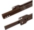 Роликовые направляющие Hafele Matrix runners S25 600 мм, коричневый, 25 кг 423.08.161 1