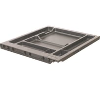 Выдвижной поддон для небольших офисных принадлежностей Hafele Variant-C RAL 9011, монтажная ширина 380 и 392 мм, графитовый-черный 429.50.311