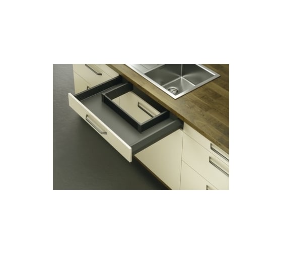 Боковины Hafele Matrix box P 92/350 мм, антрацит 513.00.322